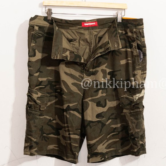 NWT ! Men Unionbay Cargo Shorts lightweight in  CAMO - Picture 4 of 5